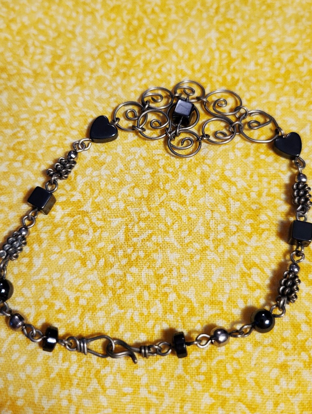 Silver Scroll Bracelet